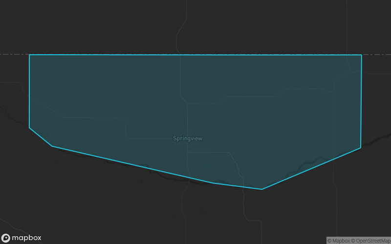 Map of Keya Paha County, Nebraska showing the county boundary and surrounding cities