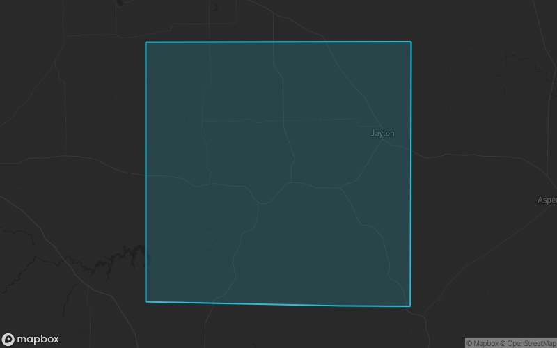 Map of Kent County, Texas showing the county boundary and surrounding cities