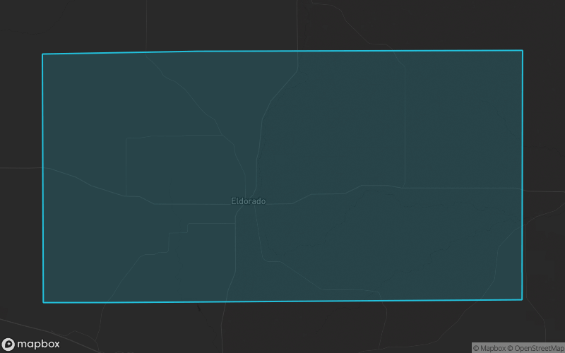 Map of Schleicher County, Texas showing the county boundary and surrounding cities